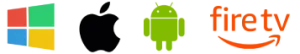 Compatibilité Atlas Pro ONTV : Smart TV, Android, iOS, Fire TV, PC